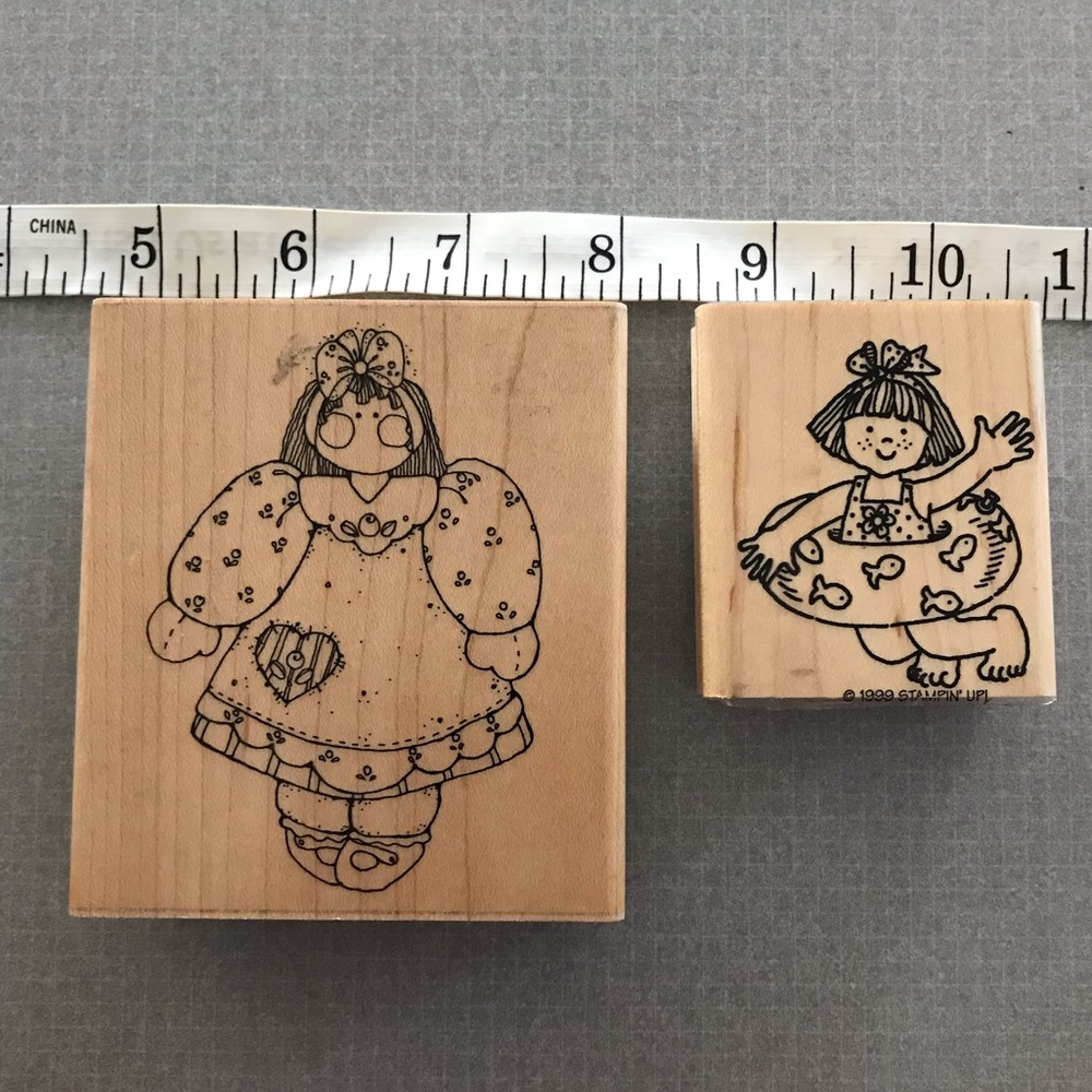 Crafting Girl Rubber Stamps